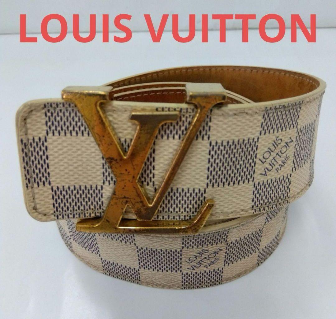EV39 ルイヴィトン ダミエアズール サンチュール ベルト 85サイズ 楽天市場】LOUIS VUITTON ルイ ヴィトン ダミエアズール サンチュール