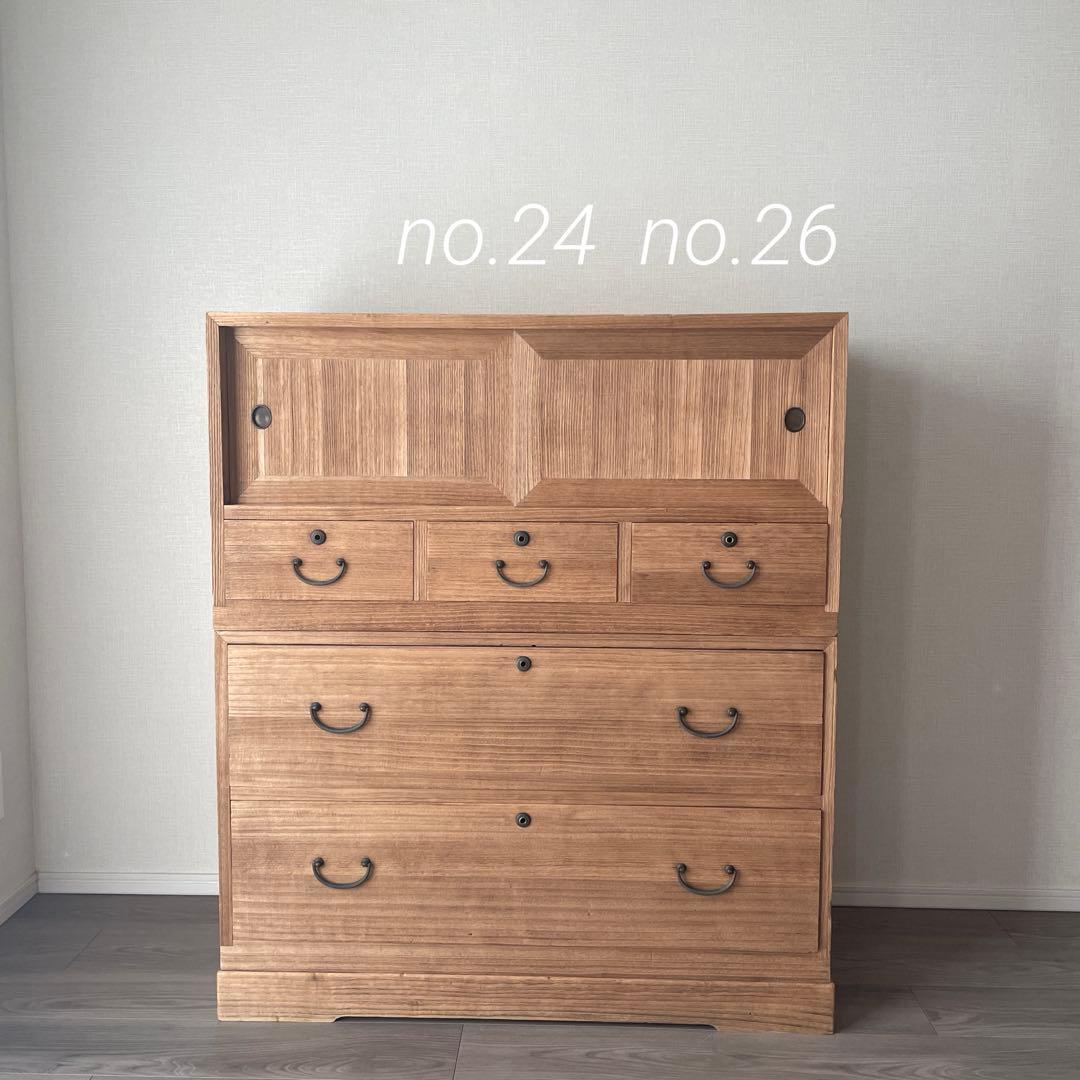 24.26)桐箪笥　アンティーク　チェスト　和箪笥　着物 beads-sofa_hir-1010