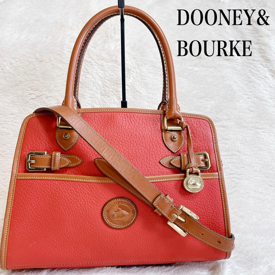 希少カラー 美品 DOONEY&BOURKE 2way レザー ハンドバッグ 赤 希少カラー 美品 DOONEY&BOURKE 2way レザー ハンドバッグ 赤 - メルカリ