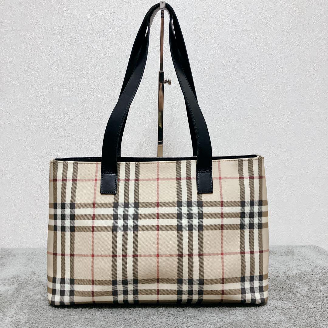 Burberry バーバリー　ノバチェック　ショルダーバッグ　トートバッグ BURBERRY（バーバリー） ノバチェック ショルダーバッグ ベージュ