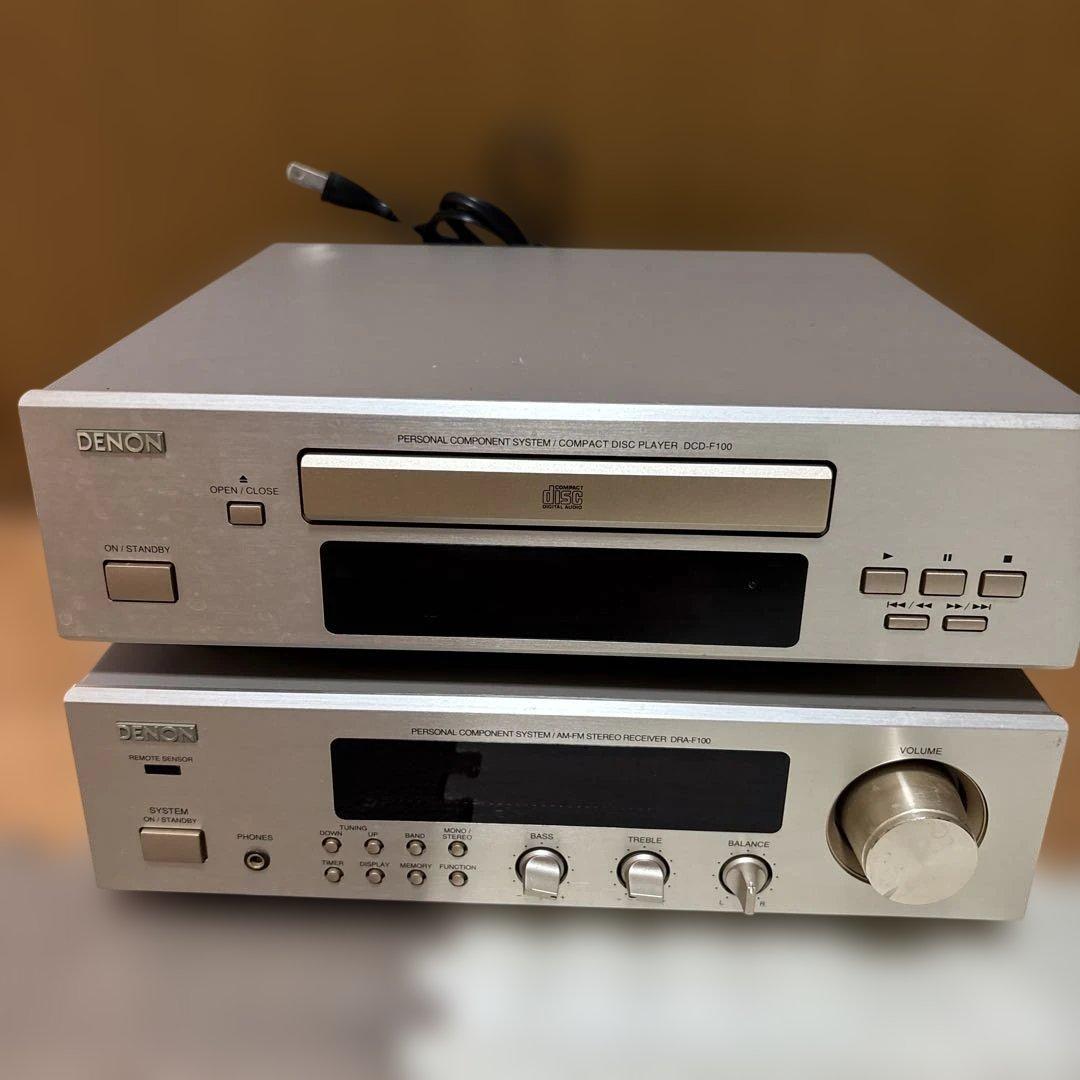 DENON DRA-F100、DCD-F100CD(ジャンク)セット - メルカリ