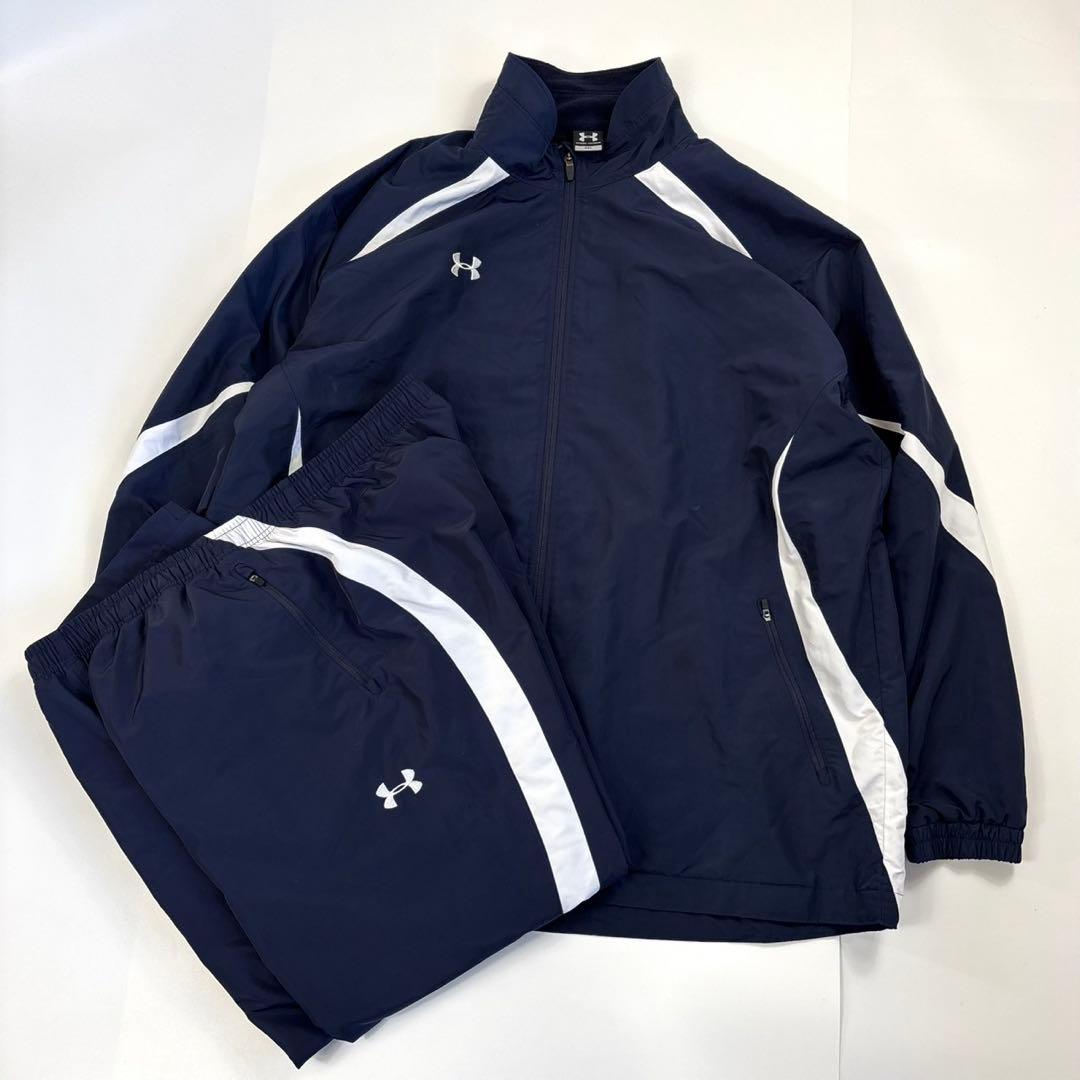 【UNDERARMOUR】アンダーアーマー ナイロン セットアップ 4XL UNDER ARMOUR（アンダーアーマー） セットアップ メンズ 大きいサイズ