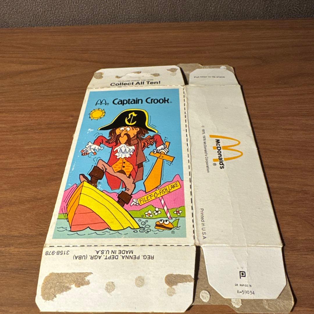 1978年 マクドナルド マクドナルドランド クッキーボックス キャプテン