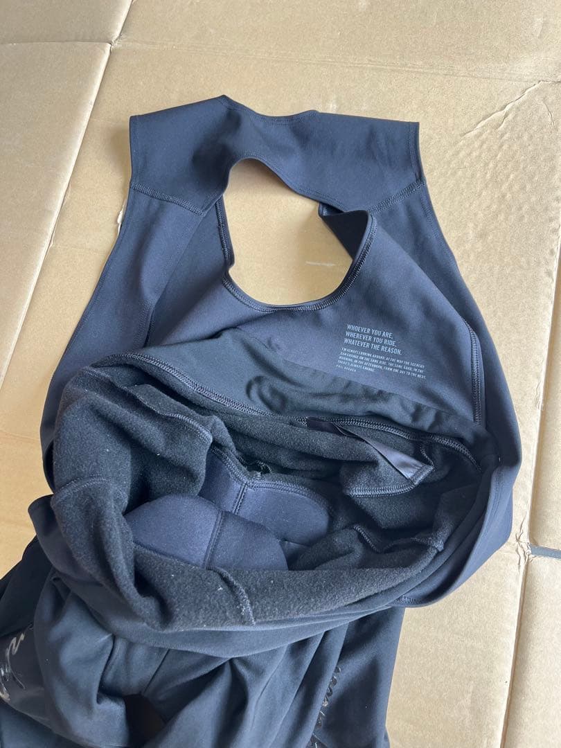 Rapha 濃紺ビブタイツ Lサイズ 裏起毛