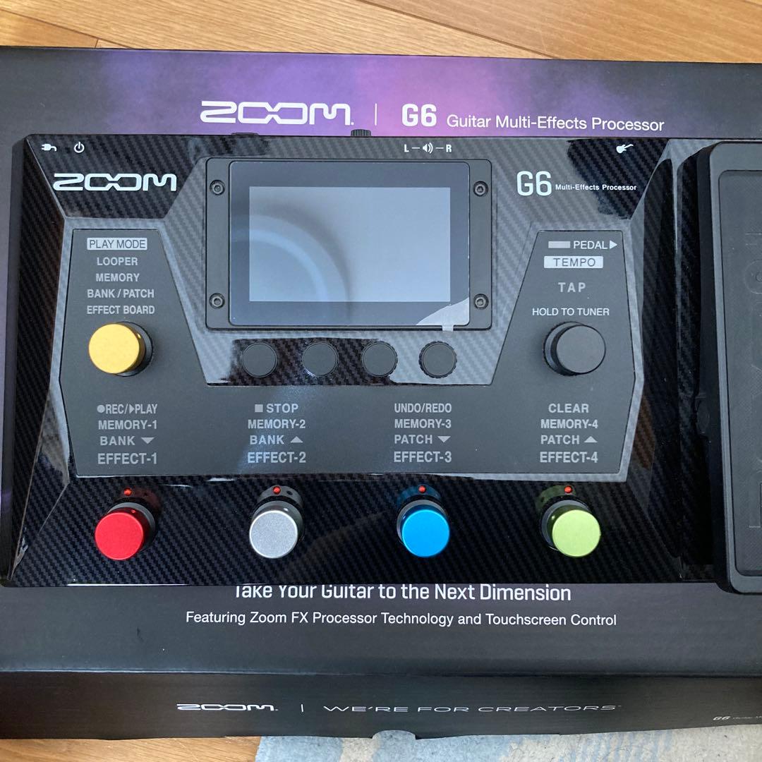 ZOOM G6 マルチエフェクター ZOOM G6 エレキギター用 マルチエフェクター ズーム 【 ららぽーと門真