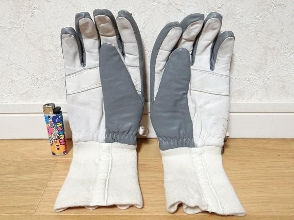 80年代 ビンテージ レザー スキーグローブ レーシング M 手袋 旧車