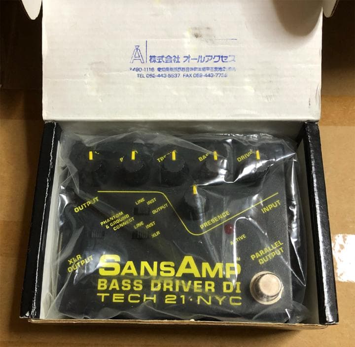 TECH21 SansAmp 美品 BASS D DI サンズアンプ Amazon | TECH21 サンズアンプ SANSAMP VT Bass DI ベース用DI