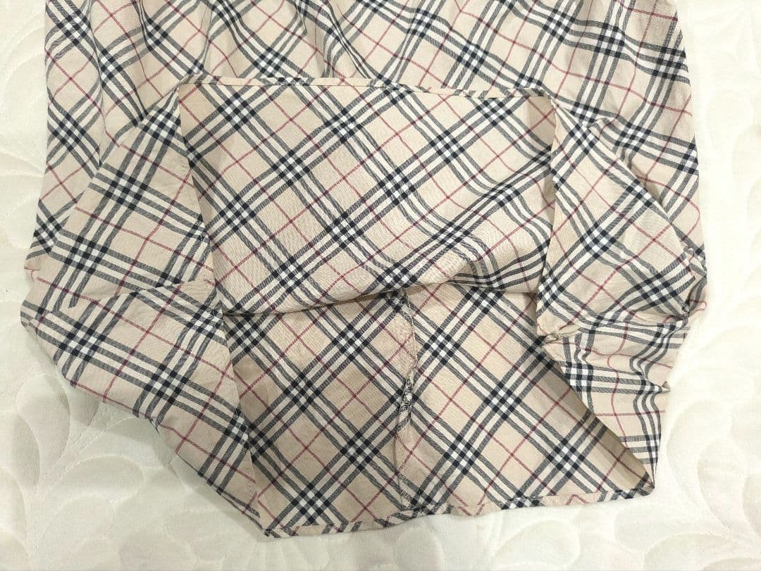 売約済み☆専用 肩リボン ノースリーブ ノバチェック ホースロゴ