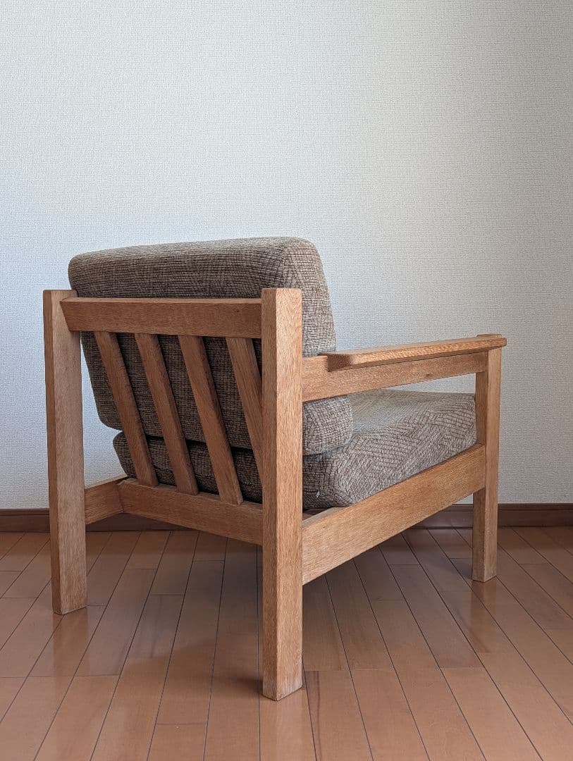のんき大将様専用 北欧ヴィンテージソファ オーク 右アーム