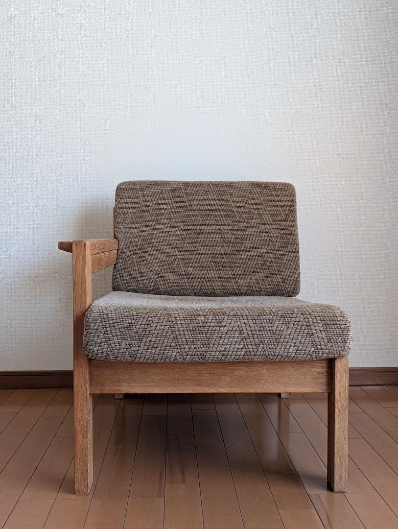 のんき大将　北欧ヴィンテージソファ　オーク　右アーム のんき大将様専用 北欧ヴィンテージソファ オーク 右アーム