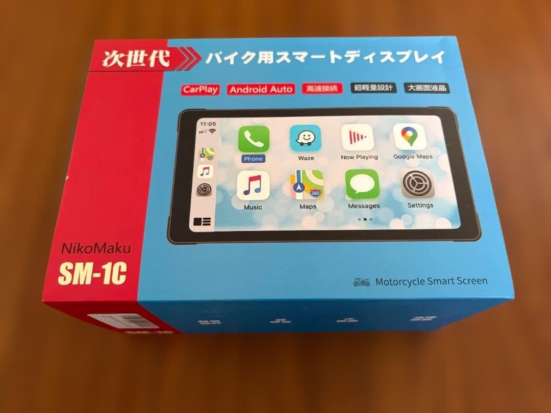 NikoMaku SM-1C バイク用スマートディスプレイ 楽天市場】【超薄型設計+自動輝度調整】ニコマク NikoMaku バイク用