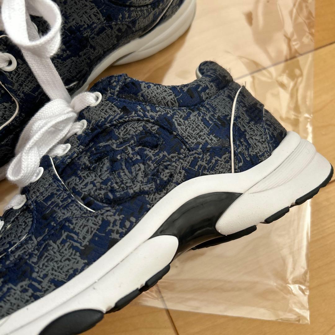 CHANEL ネイビー スニーカー 35