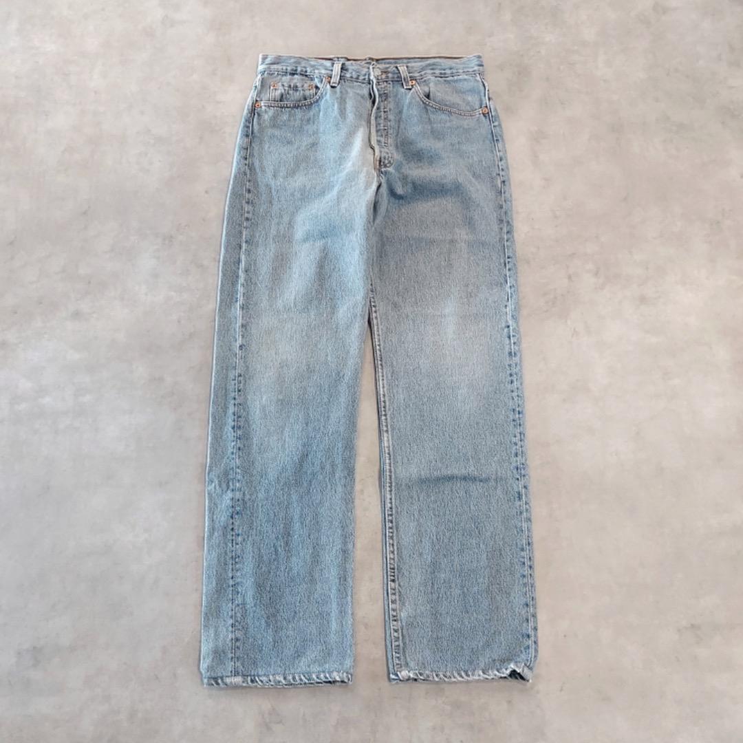 リーバイス501 Levis W33 デニム 青 90s USA製 エルパソ Levi's - 90年代 USA製 Levi's リーバイス 501 デニムパンツ ブルー