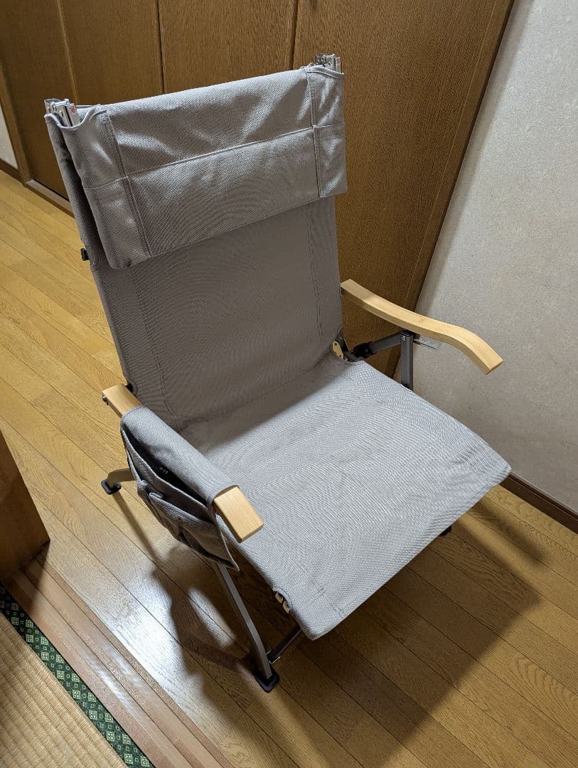 美品】IDECO ロースタイルリクライニング ハイバックチェア