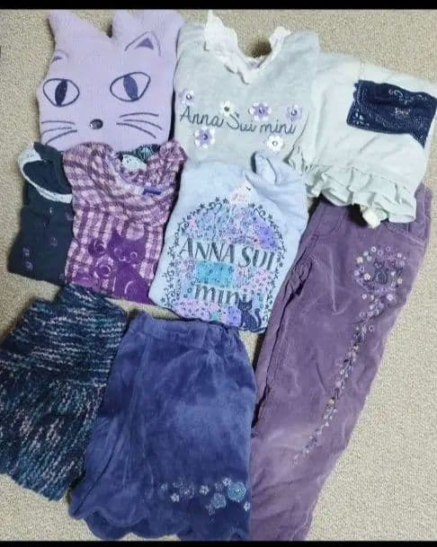 美品あり　アナスイミニ　9枚セット　トレーナー　ショートパンツ 裾折り返しショートパンツ（その他） | ANNA SUI mini（アナ スイ