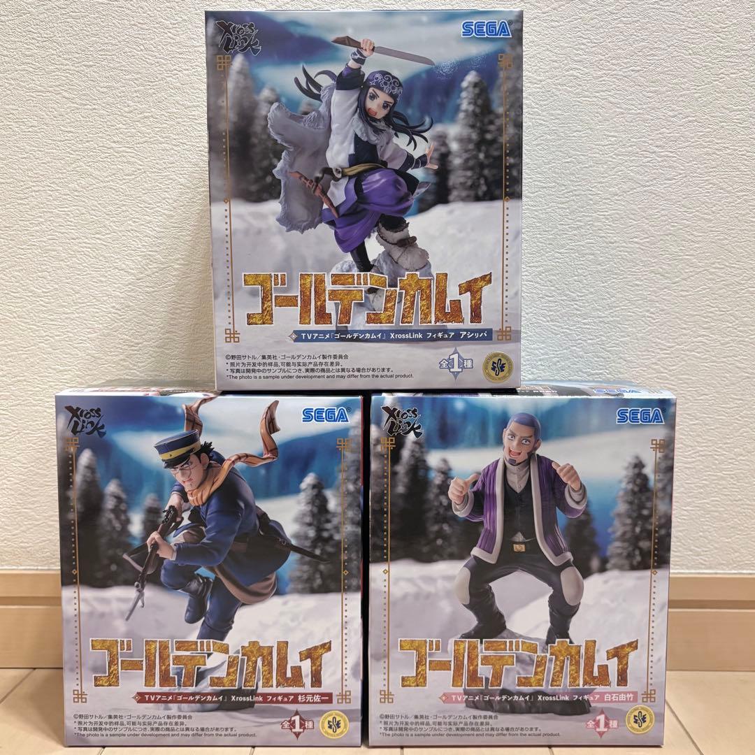 ゴールデンカムイ XrossLink フィギュア 杉元佐一 アシリパ 白石由竹