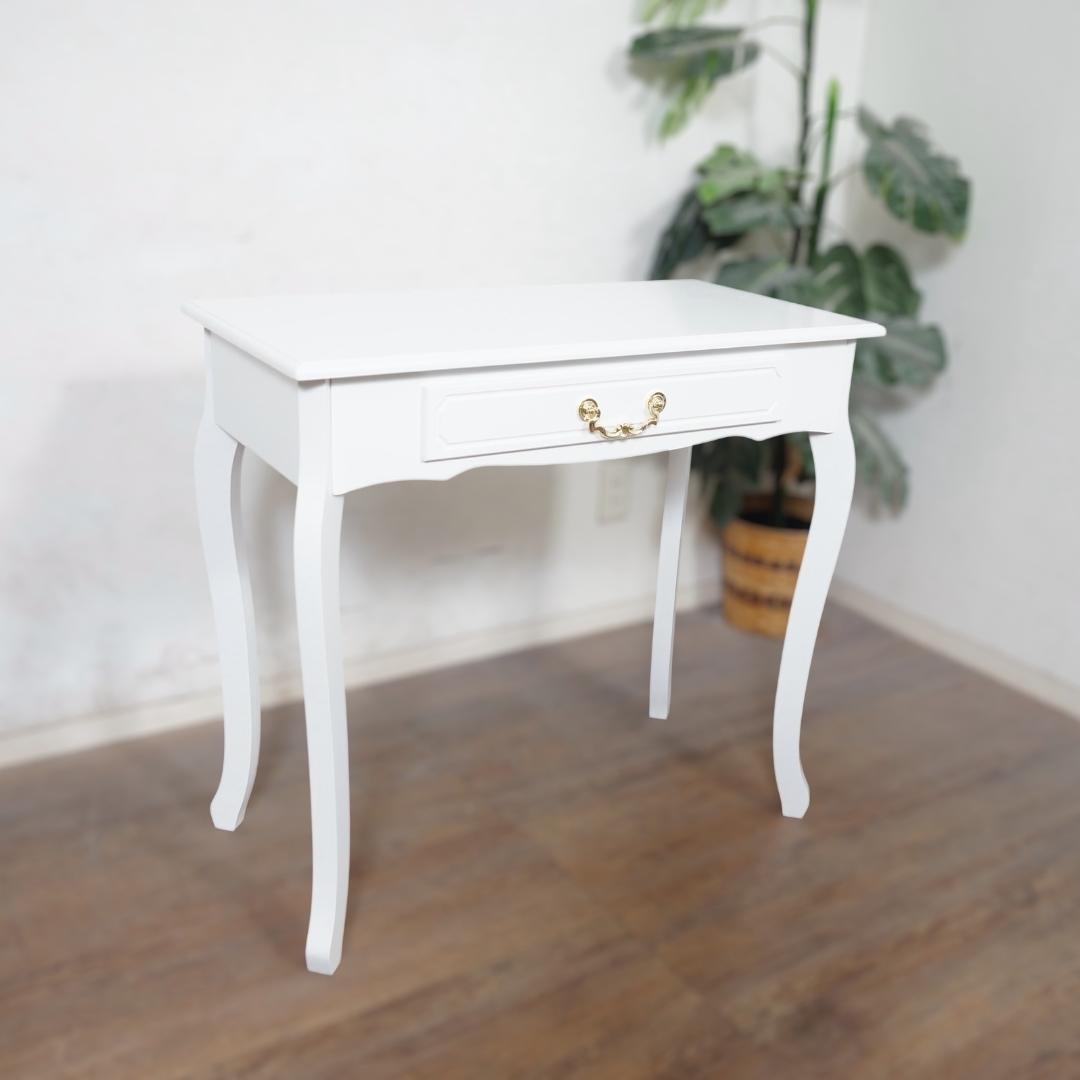 新品】猫脚 アンティーク風デスク 姫系 フレンチ ロマンティック