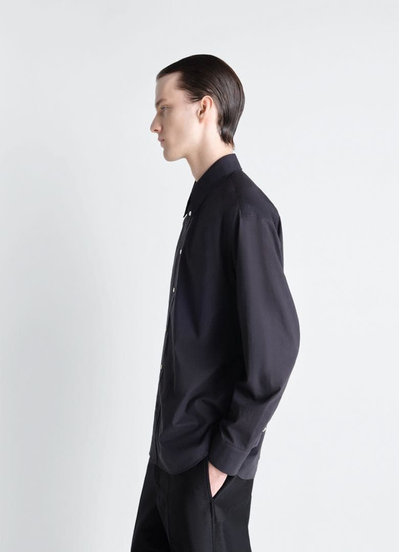 Lemaire Dark Brown Shirt 48 - メルカリ