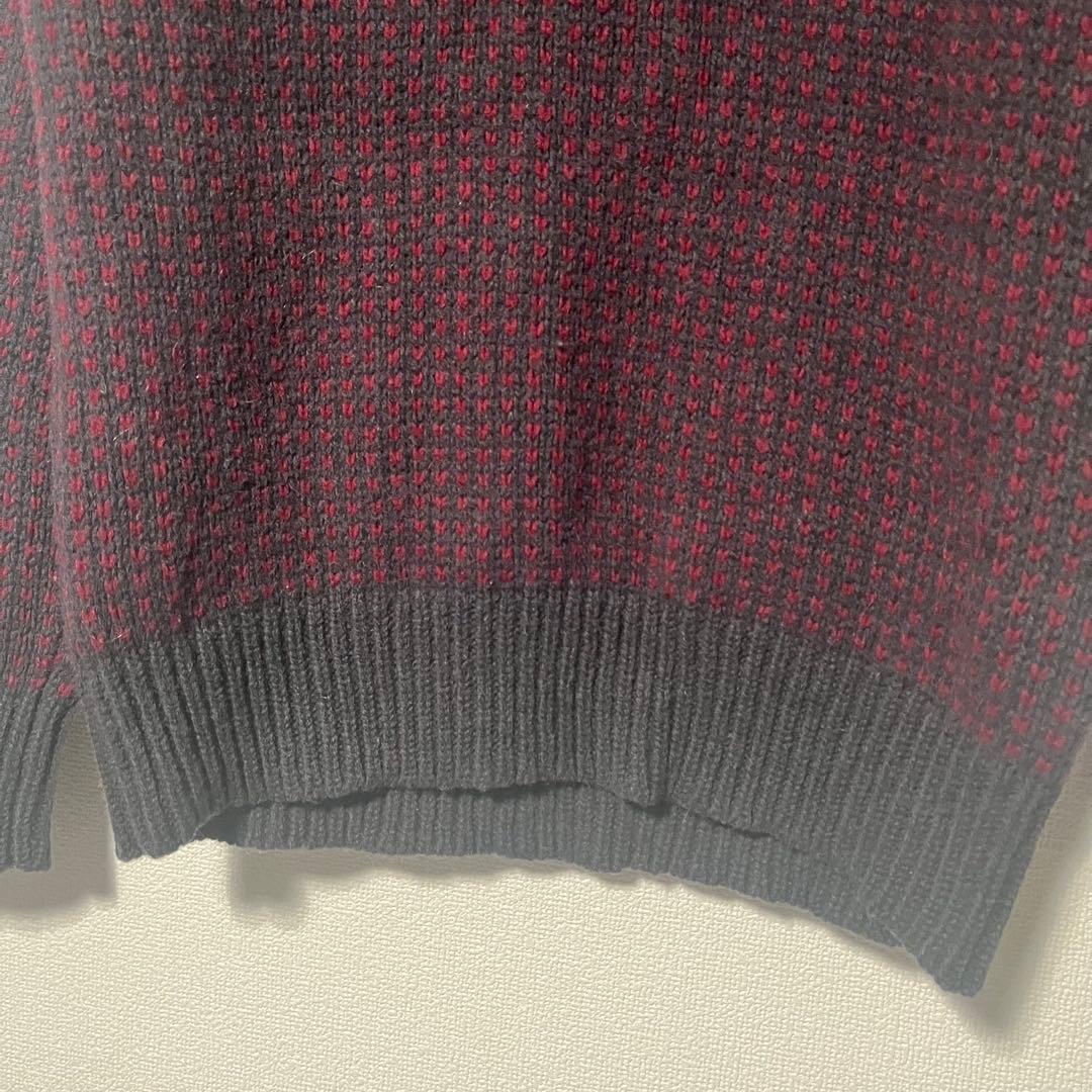 【希少】L.L.Bean エルエルビーン バーズアイ ニット筆記体　ヴィンテージ