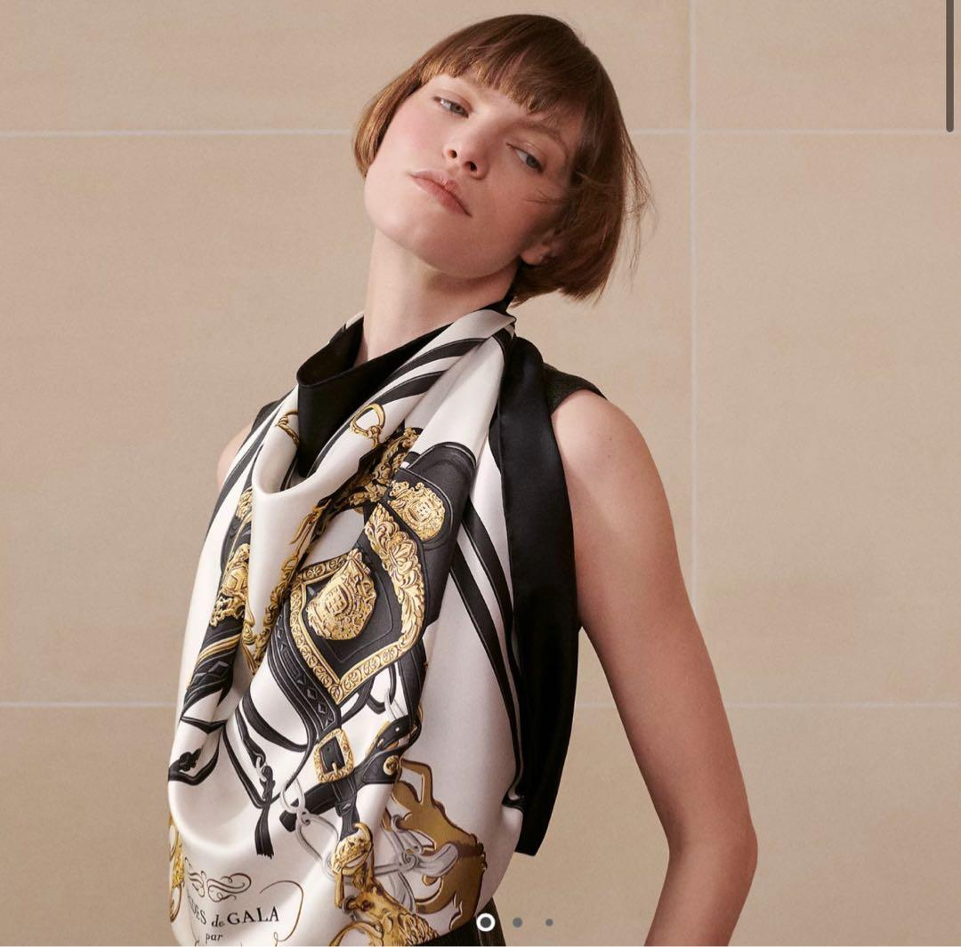 新品 エルメス カレ90 ブリッド・ドゥ・ガラ - メルカリ