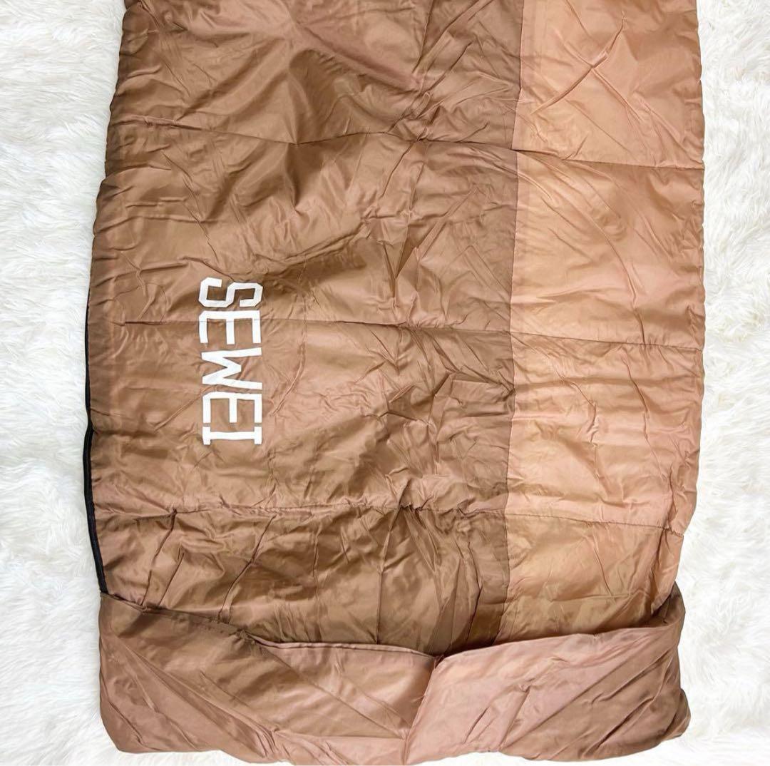 【4個セット！】寝袋 シュラフ 封筒型 軽量 保温 冬用 1.0Kg コンパクト