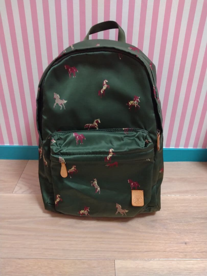 ラシットrussetウッドランダー馬柄リュック総柄ナイロン ラシットrussetウッドランダー馬柄リュック総柄ナイロン