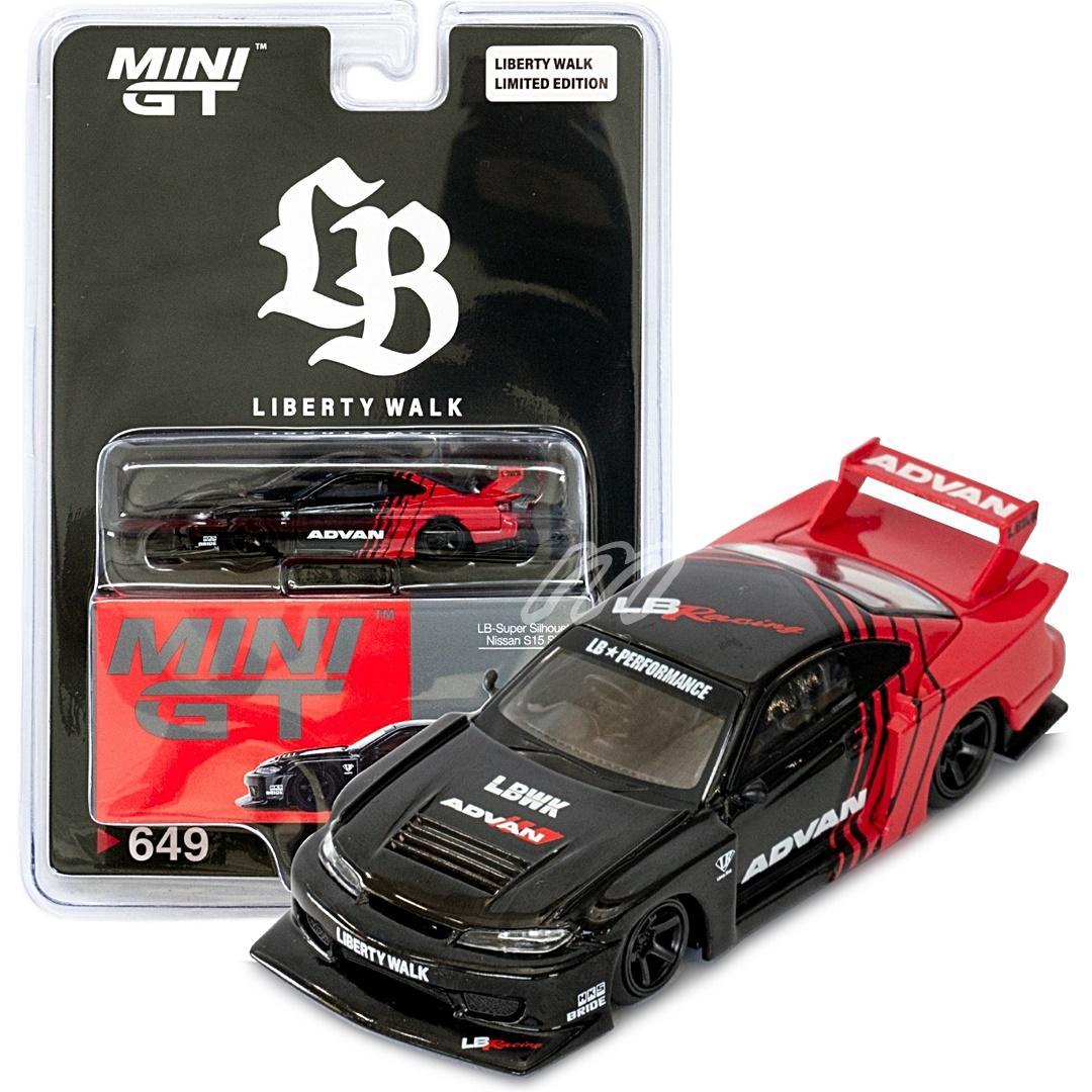 MINIGT LB スーパーシルエットS15 SILVIA ADVAN LBWK - メルカリ