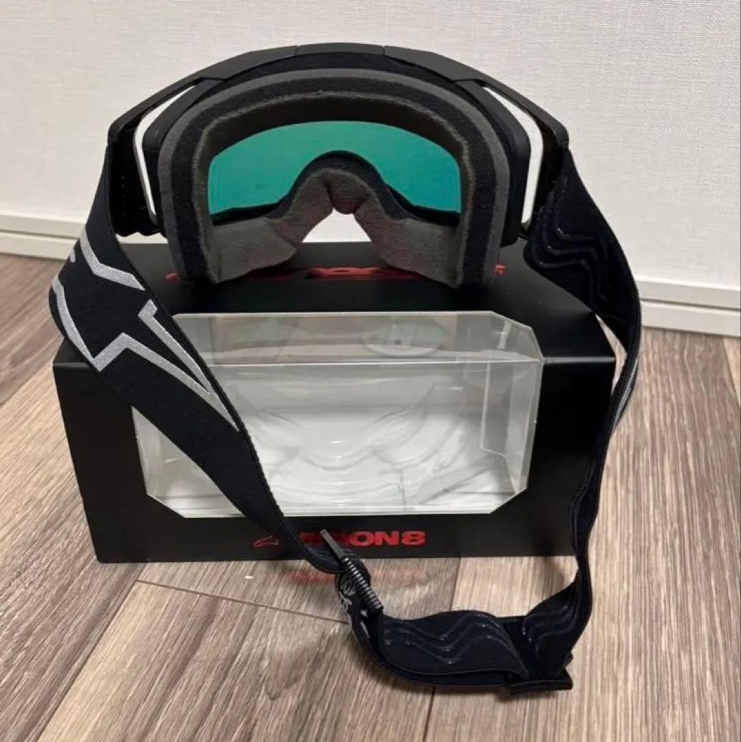 VISION8 ゴーグル ブラック レッドミラーレンズ - メルカリ