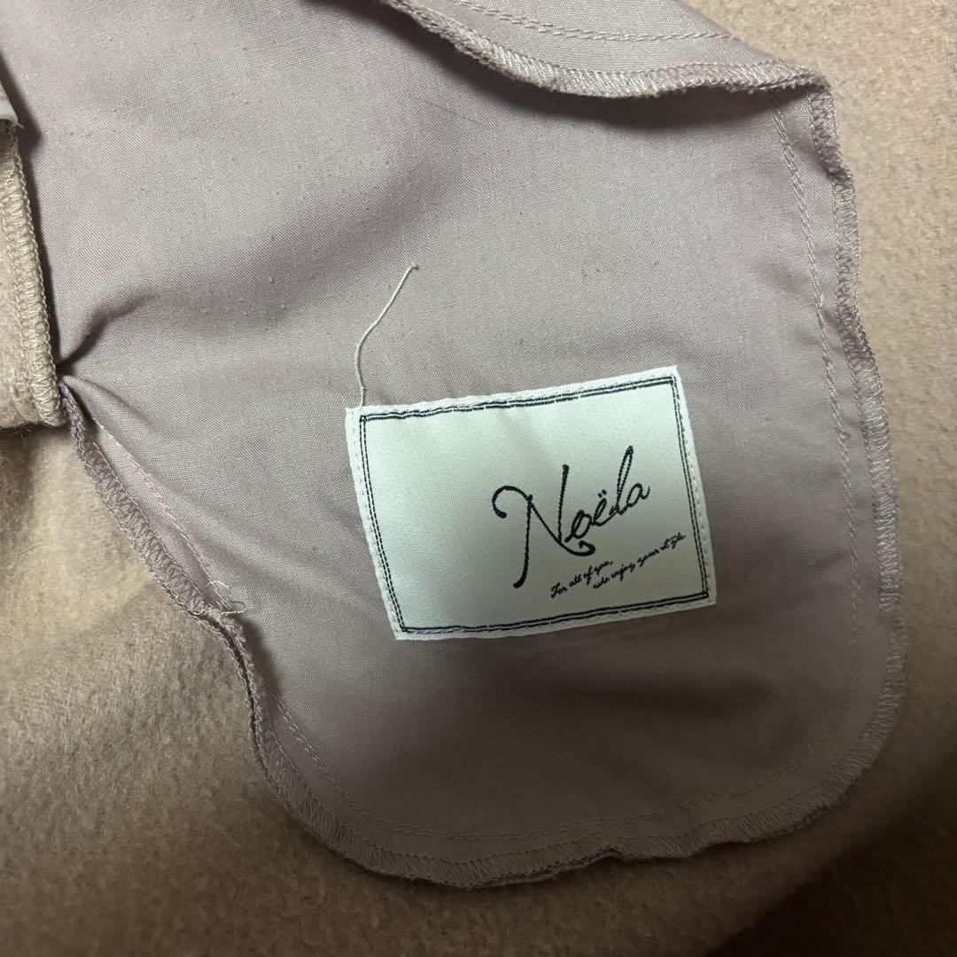 Noela ダブルフェイス リバーコート ロング 上品配色 リバーシブル