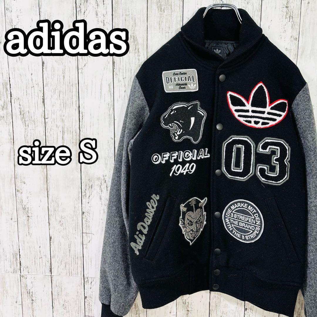 adidas ワッペンウールスタジャン 桑田佳祐 サイズSトレフォイル