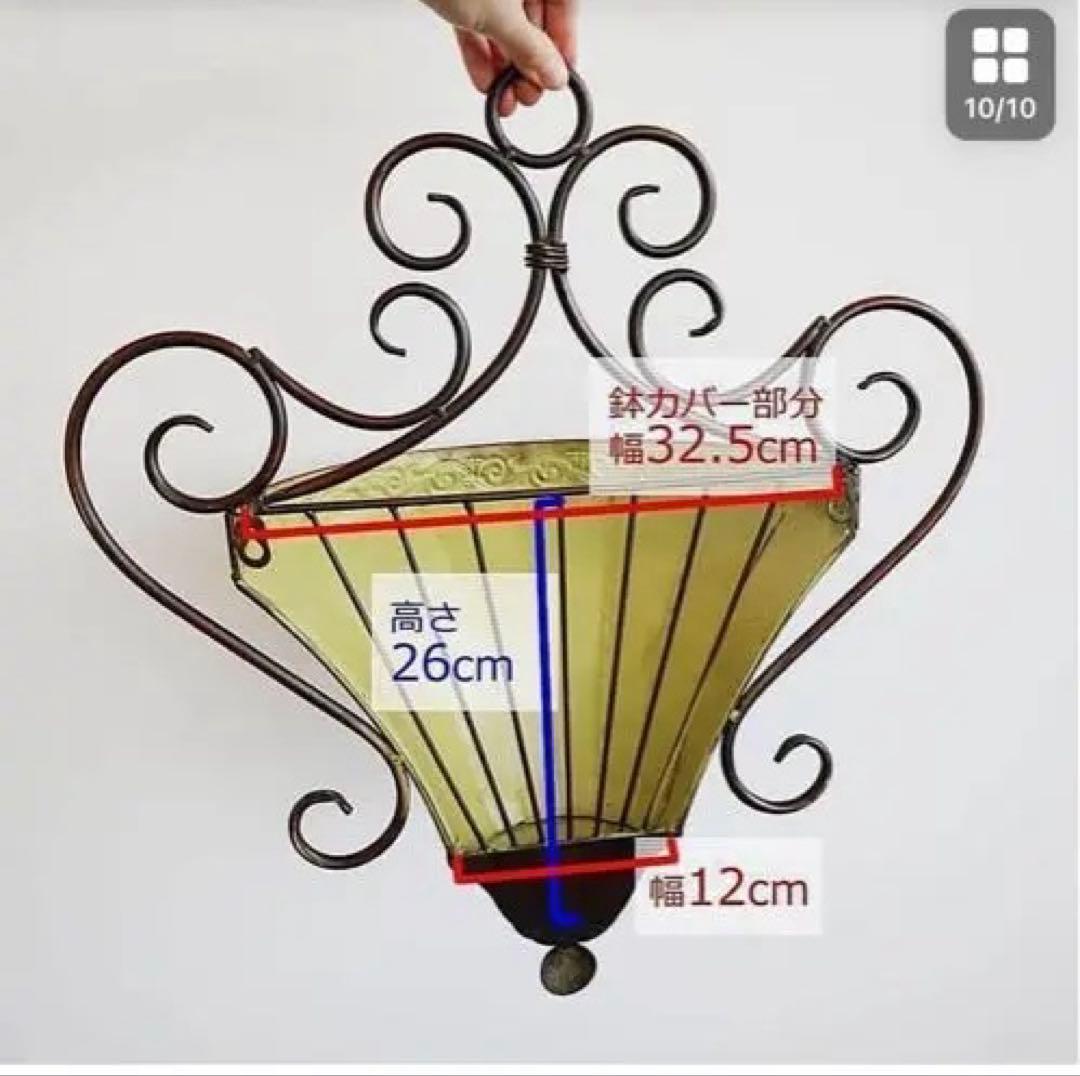 新品ウォールプランター 0901KFM003 ブラウン