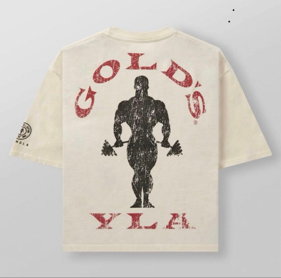  × GOLD'S GYM Tシャツ Gold's Gym T-Shirt - Official Licensed - BT-1 (XL, Gold) at Amazon