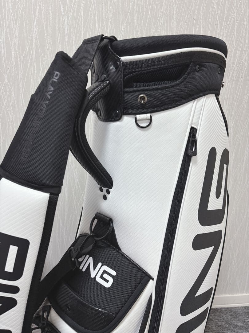 ピン 超美品❗️PING 9.5型 キャディバッグ ビックロゴ 大変希少な