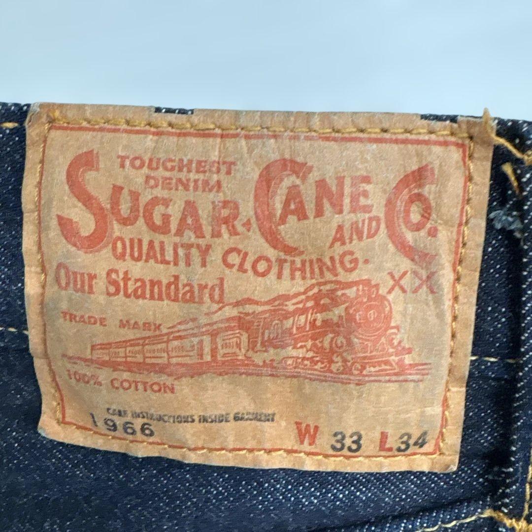 美品 濃紺 シュガーケーン 1966 w33 66モデル 楽天市場】SUGAR CANE シュガーケーン ジーンズ 1966モデル 14oz