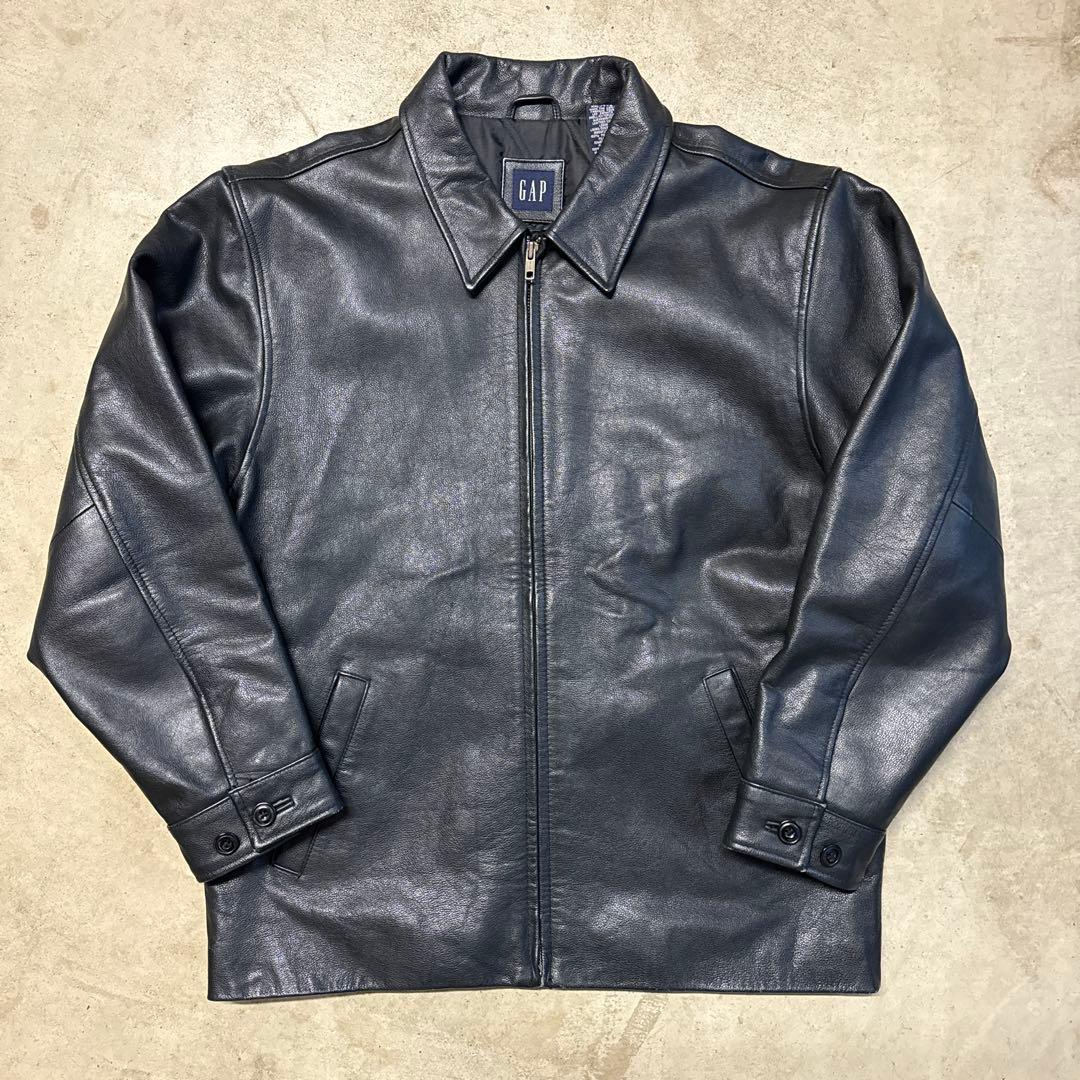 90's OLD GAP レザージャケット 希少サイズ - メルカリ