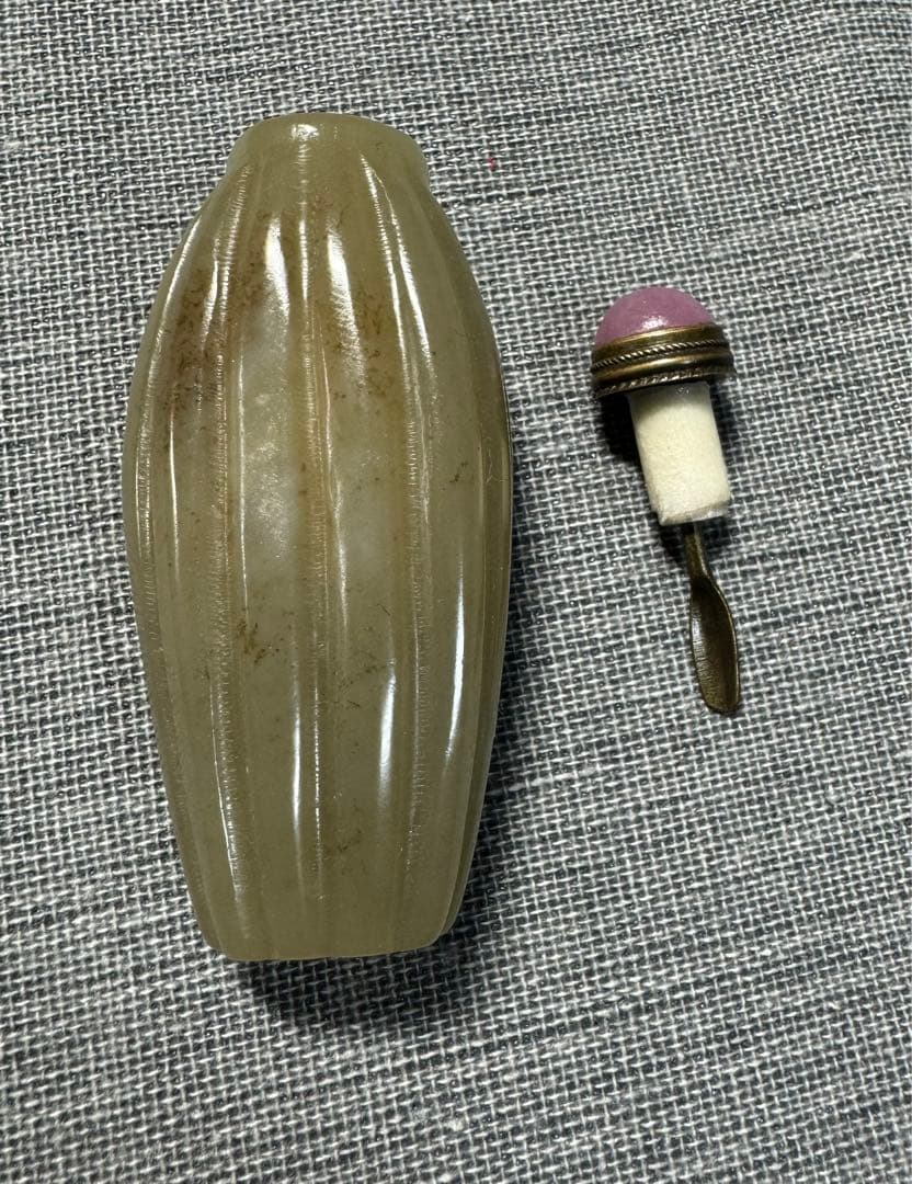 古砡 砡製物 和田玉 清時代中国古美術骨董 鼻煙壺 雕刻