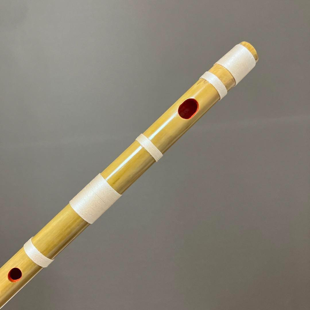 篠笛六本調子 B♭管 唄物 ドレミ調 半重糸巻 CMR6-74 西洋音階 竹笛
