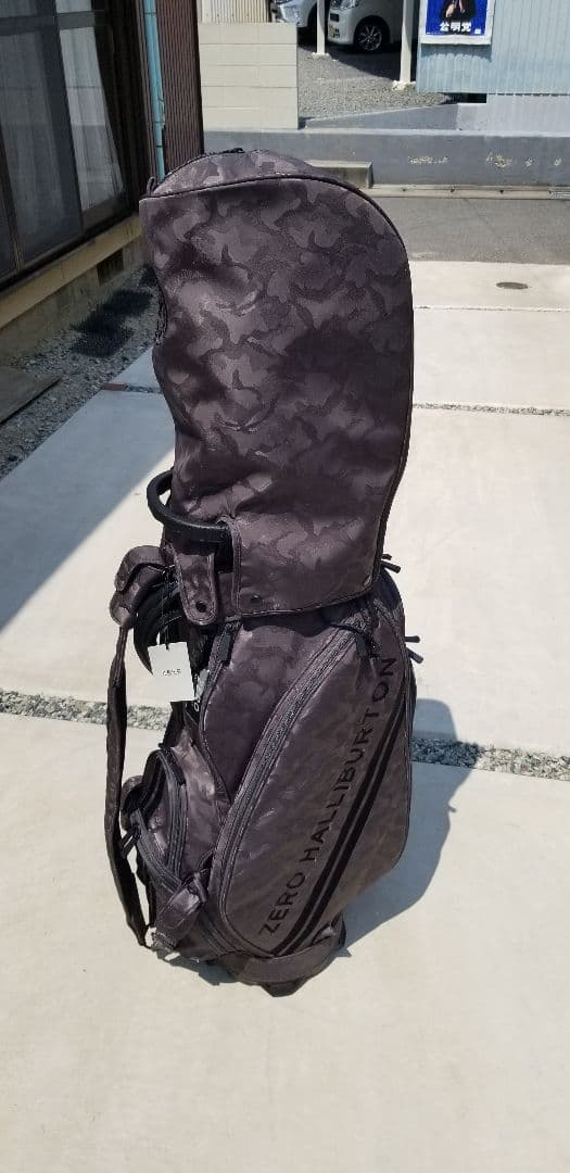 超美品】ZERO HALLIBURTON キャディバッグ グレーカモ - メルカリ