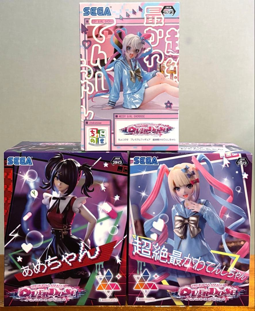 NEEDYGIRLOVERDOSE 超てんちゃん あめちゃん フィギュア 3体 - メルカリ