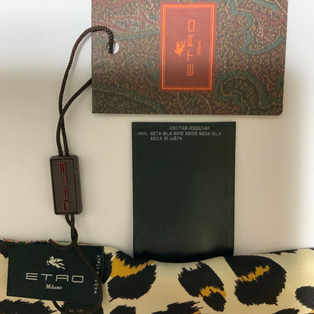洗練されたデザイン ETRO 正規品 シルク ペイズリーナ スカーフ5