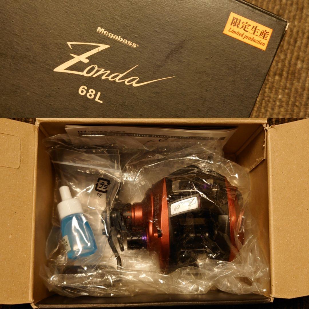 新品未使用限定生産モデルメガバスx魚矢13ゾンダ 68L ロッソ レフト