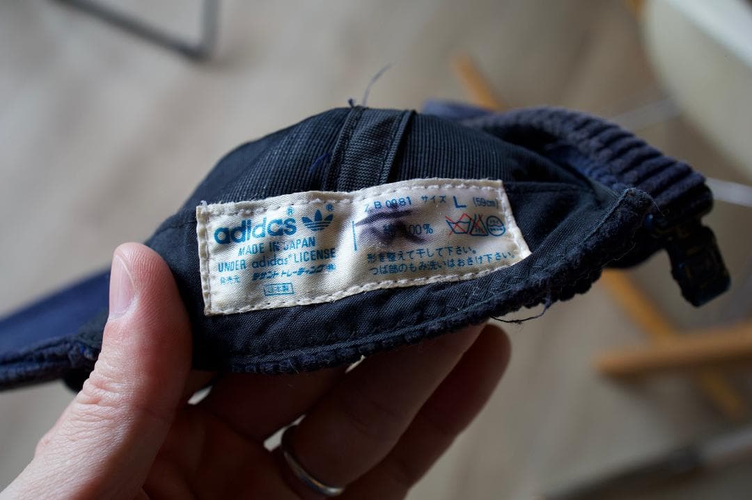 90s adidas アディダス キャップ コーデュロイ 在原みゆ紀 - メルカリ