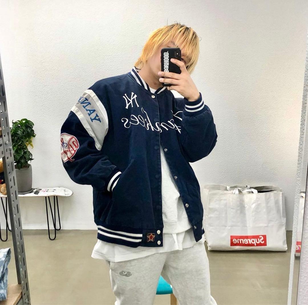 希少】90s ジェフハミルトン ニューヨーク ヤンキース スタジャン MLB