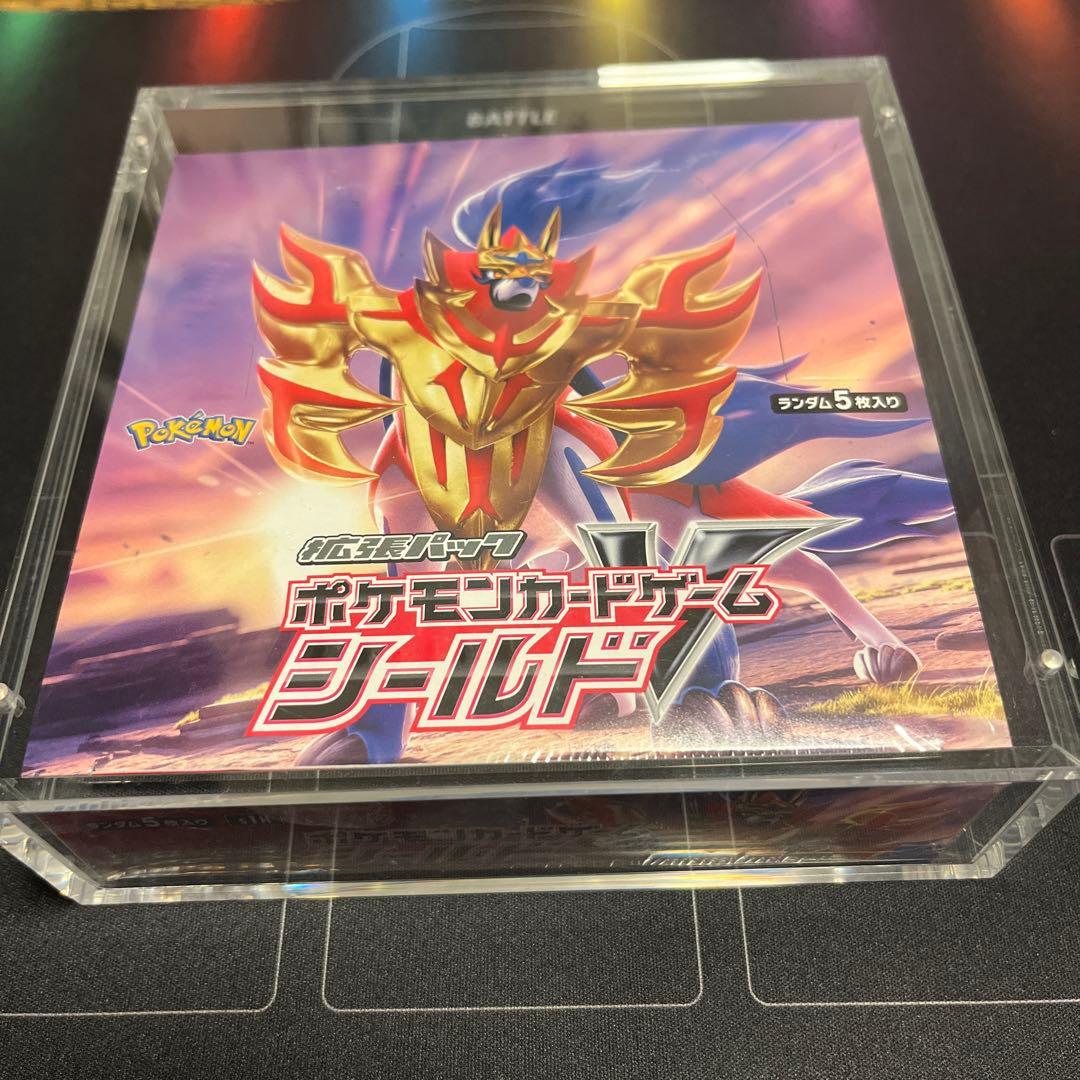 【新品・未開封】ポケカ　シールド　シュリンク付 シュリンク付】ポケモンカードゲーム シールド1box 未開封 シュリンク