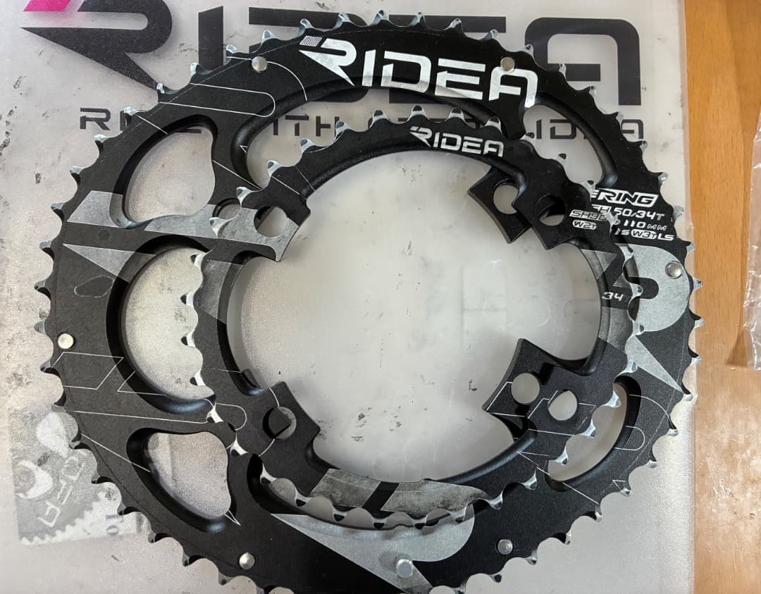 RIDEA POWERING chainring 50T 34T set | eBay Ridea powering 50-34. W2T