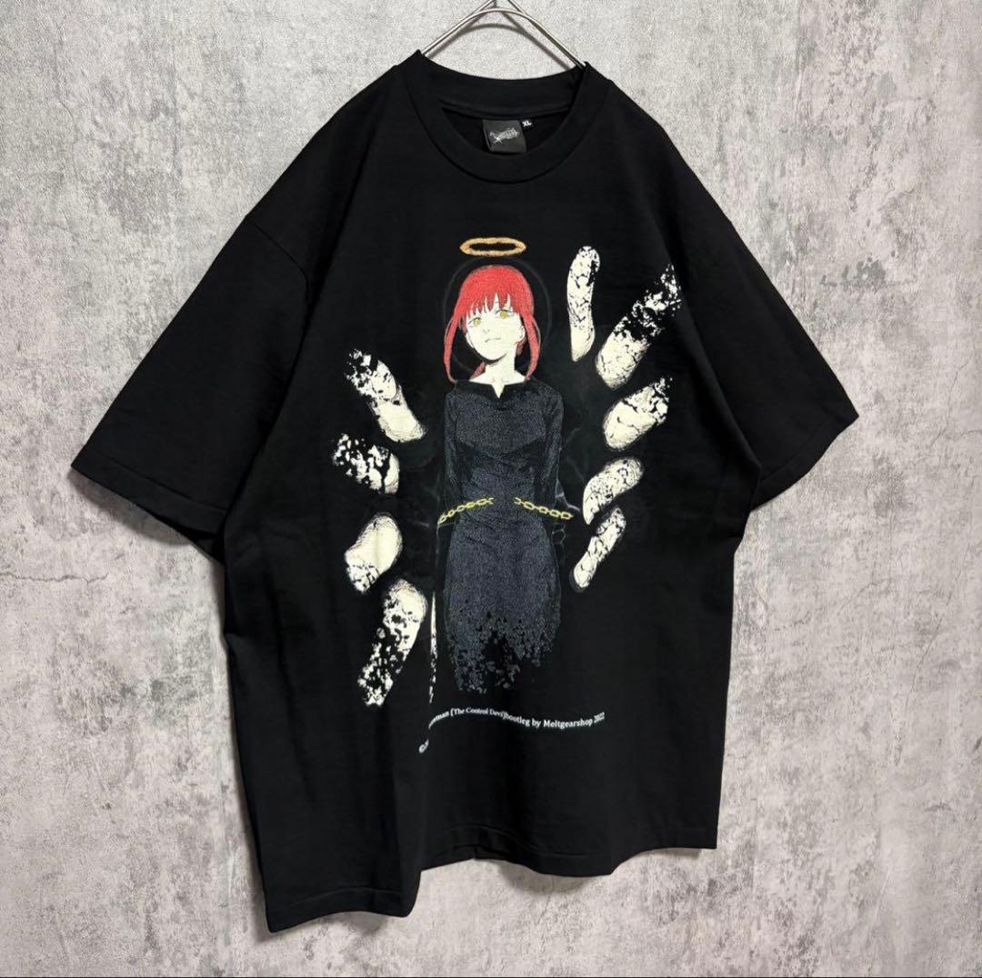 チェンソーマン マキマ 闇の悪魔 レゼ アニメTシャツ XL 黒 - メルカリ