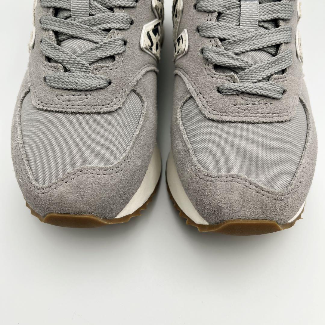 New Balance 574+ WL574ZDB 厚底 ゼブラ【23.5cm】 - メルカリ