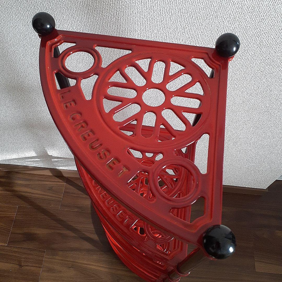 ルクルーゼ お鍋 赤 LE CREUSET 三角形シェルフ 赤 ルクルーゼ 三角形