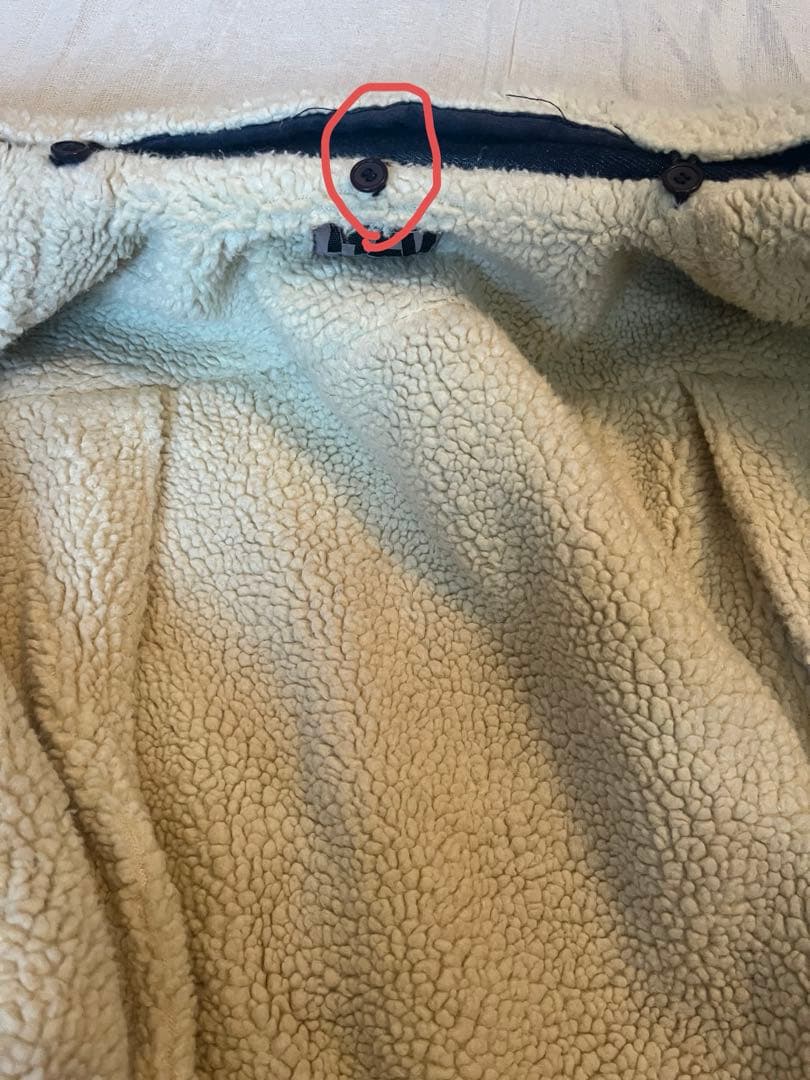 HAI sporting gear イッセイミヤケ ボアデニムジャケット M - メルカリ