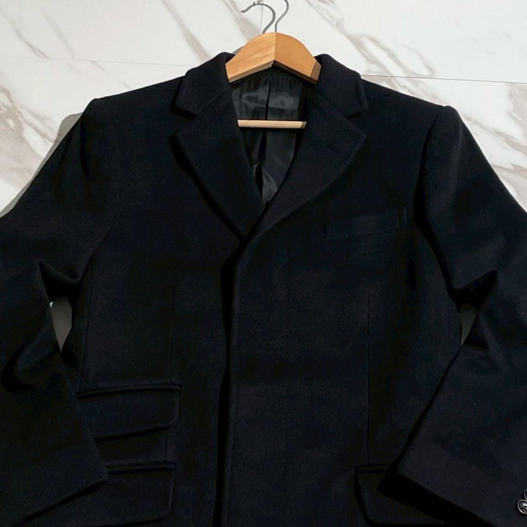 極美品 GUCCI 現行タグ オーバーコート 黒 チェスター コート 【96】